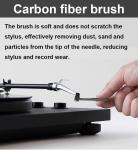 Premium Vinyl Record Cleaner Kit - Vinyl Records Cleaning Kit for Records Albums-Includes Soft Velvet Record Brush, Cleaning, Stylus Brush, Brush for Velvet