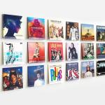 upsimples 18 Pack Vinyl Record Wall Mount Shelves, 12" Vinyl Holder for Album Record Storage & Display, Clear Acrylic Floating Shelves for Wall Decor, Kids Bookshelf, Magazine Rack, Picture Ledge