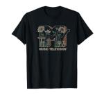 MTV Music Television Wild Flower Mushrooms MTV Logo T-Shirt Small