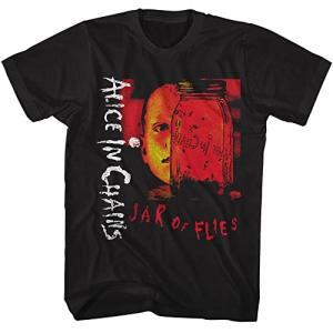 American Classics Alice in Chains T-Shirt - Jar of Files Mens Short Sleeve 90s Music Vintage Style Graphic Tees - Black, Large