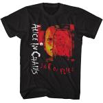 American Classics Alice in Chains T-Shirt - Jar of Files Mens Short Sleeve 90s Music Vintage Style Graphic Tees - Black, Large