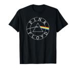 Official Pink Floyd Prism Circle Logo Rock Band Music Retro T-Shirt