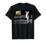 MTV Man On The Moon Logo Flag Graphic Short Sleeve T-Shirt