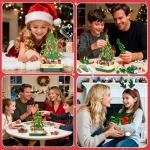 Shemira 594 PCS Christmas Tree Building Block Toy Set, Rotating Christmas Music Box, Toy Building Sets, for Kids Boys Girls Teens, Christmas Toys Decoration for Kids Adult, Green