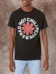 Red Hot Chili Peppers Classic Asterisk T-Shirt Black, MD