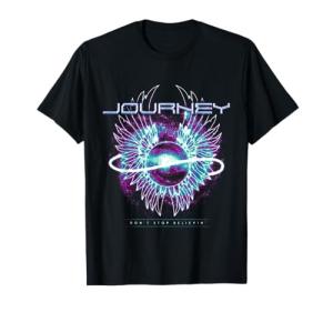Journey Galaxy Wings Vinyl Record T-Shirt