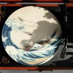 Menesia 12-Inch Vinyl Turntable Slipmat - Great Wave