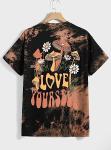 Trendy Women's Oversized Graphic Tee - Tie Dye