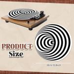 Briwooody Acrylic Turntable Slipmat for 12" Vinyl