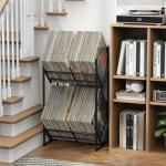 PAPAGIFTREE 2-Tier Vinyl Record Storage Rack