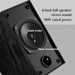 Elimavi 30W Powered Bookshelf Speakers for Vinyl