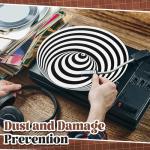 Briwooody Acrylic Turntable Slipmat for 12" Vinyl