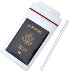 Extra Large Clear Luggage Tags - 5 Pack