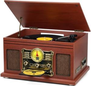FEKTIK Bluetooth 10-in-1 Vinyl Record Player