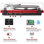 1 BY ONE Bluetooth Vinyl Turntable with USB Output