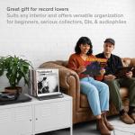 Solid Steel Vinyl Record Holder for 50 LPs