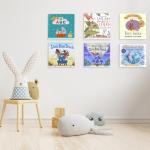 6 Pack Wall Mount Vinyl Record Shelves