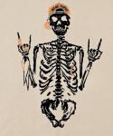 Funny Skeleton Band Tees for Women
