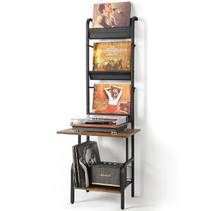 Tewinko Vinyl Record Player Stand with Storage