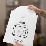 White Acrylic 12" Turntable Slipmat for Vinyl