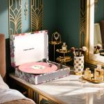 Vintage Bluetooth Turntable with Built-In Speakers