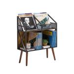 Wooden Vinyl Record Storage Rack for 350-400 LPs