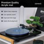 Hudson HiFi Blue Acrylic Turntable Mat 11.75”