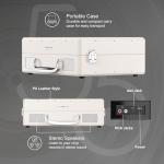 Revival 55 Portable 3-Speed Vinyl Record Player