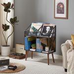 Wooden Vinyl Record Storage Rack for 350-400 LPs