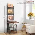 Tewinko Vinyl Record Player Stand with Storage