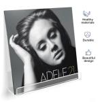 6 Acrylic Wall Shelves for Vinyl Records - 30.5 cm