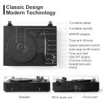 Bluetooth Vinyl Record Player with Built-in Speakers