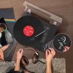 Bluetooth Vinyl Record Player with Built-in Speakers