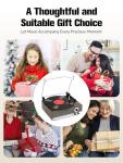 7-in-1 Vinyl Record Player with Bluetooth Speakers