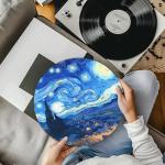 Qehuruxo 12-Inch Rubber Slipmat for Turntables