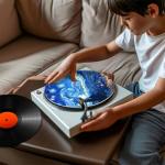 Qehuruxo 12-Inch Rubber Slipmat for Turntables