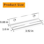 Clear Acrylic Vinyl Record Shelf - 6 Pack