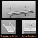 Clear Acrylic Vinyl Record Shelf - 6 Pack