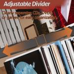 Simoretus Mobile 3 Tier Vinyl Record Storage Rack