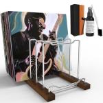 ELUCESCO Vinyl Record Stand for 80 LPs