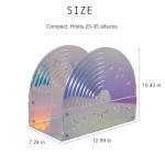 Acrylic Prism Vinyl Record Storage Stand