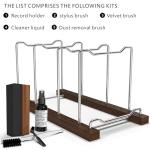 ELUCESCO Vinyl Record Stand for 80 LPs