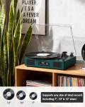Bluetooth Vinyl Record Player with Built-in Speakers