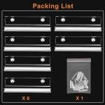 Clear Acrylic Vinyl Record Shelf - 6 Pack