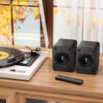 Saiyin Bluetooth Bookshelf Speakers with Powerful Sound