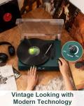 Bluetooth Vinyl Record Player with Built-in Speakers