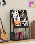 5-Tier Vinyl Record Player Stand with Slots