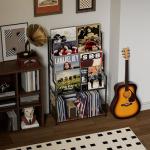 Cottage Charm 5-Tier Vinyl Record Storage Stand