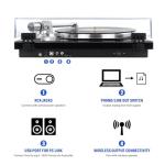 Bluetooth Belt Drive Turntable with USB Output