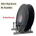 Vinyl Record Holder Stand with Silicone Top